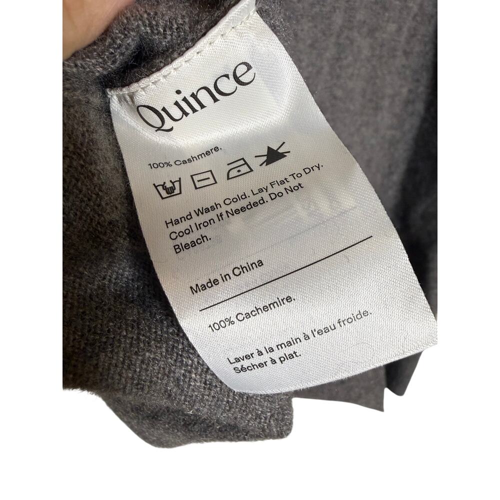 NWT Quince Mongolian Cashmere Crewneck Sweater in Elk Brown Men's Sz. L - Picture 6 of 7